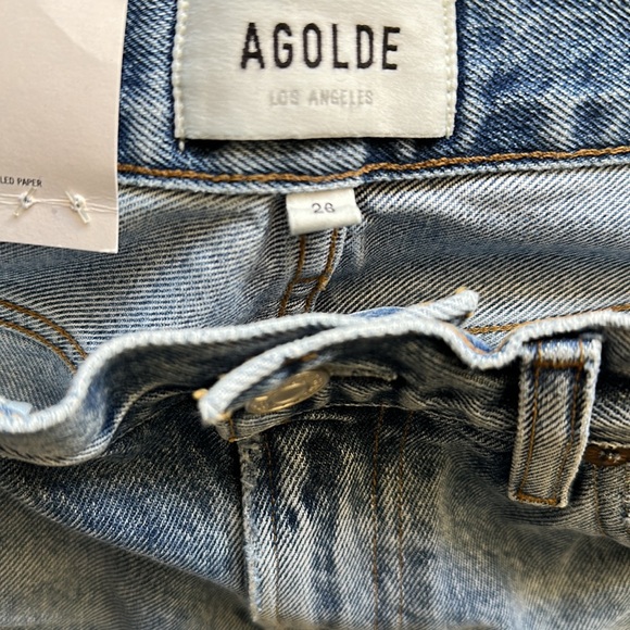 Agolde Pinch Waist Short in Oasis - Picture 4 of 7